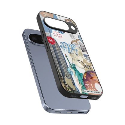 1989 Swift Era sleek google pixel 10 cover with tempered glass back and TPU edges