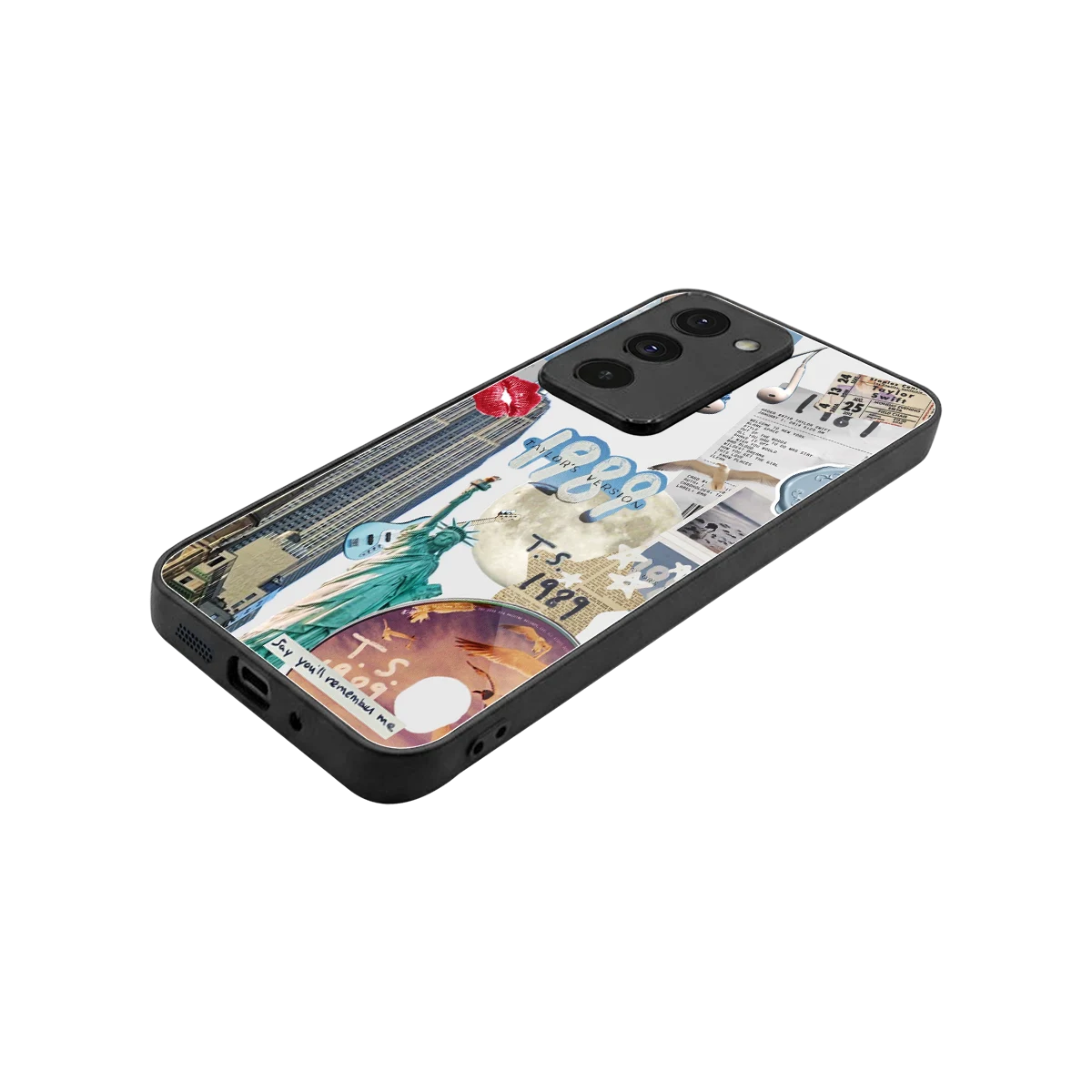 1989 Swift Era stylish phone case for redmi 15 5g | glossy glass and slim fit