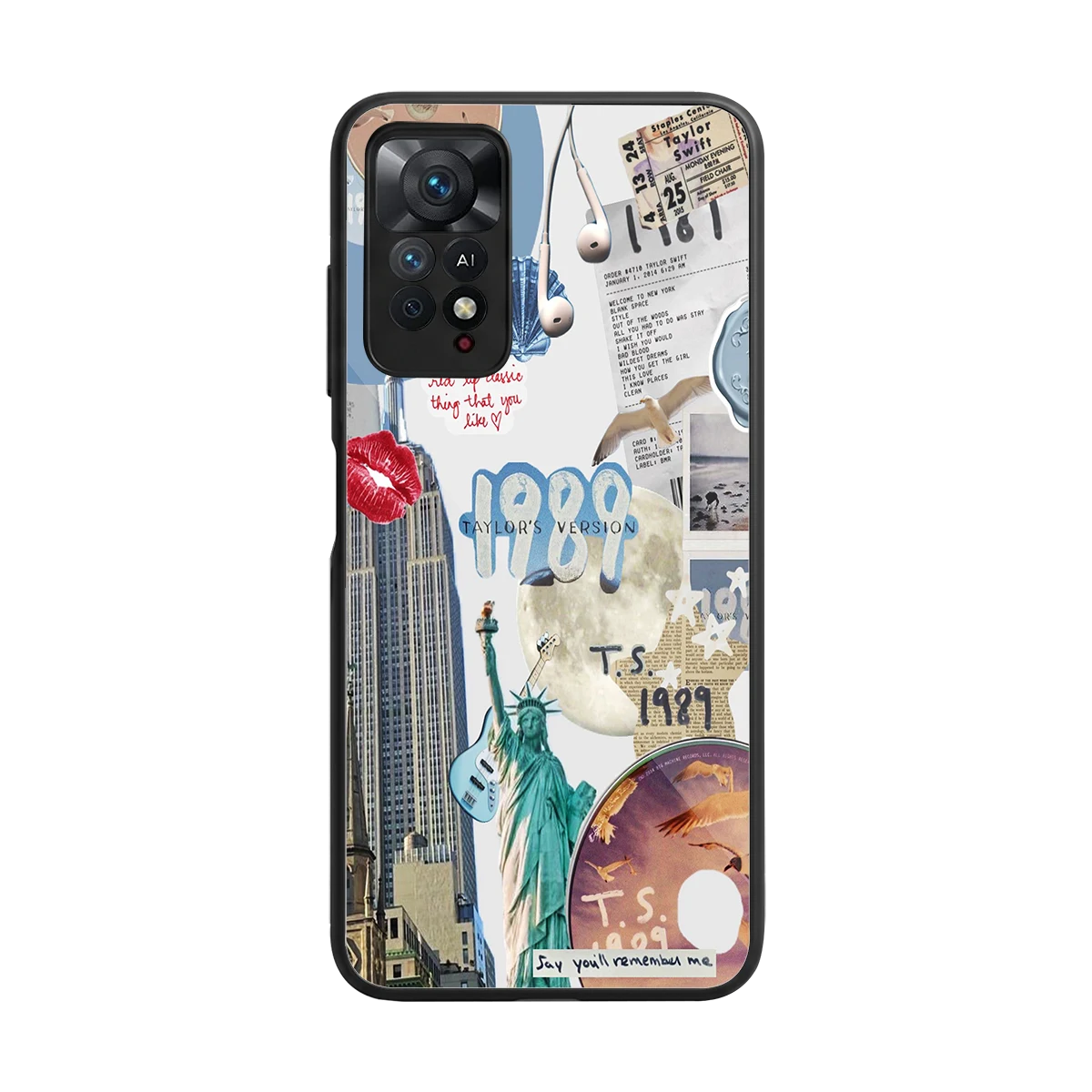 1989 Swift Era back phone cover | glass case for redmi note 11 pro