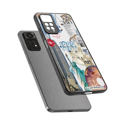 1989 Swift Era sleek redmi note 11 pro cover with tempered glass back and TPU edges