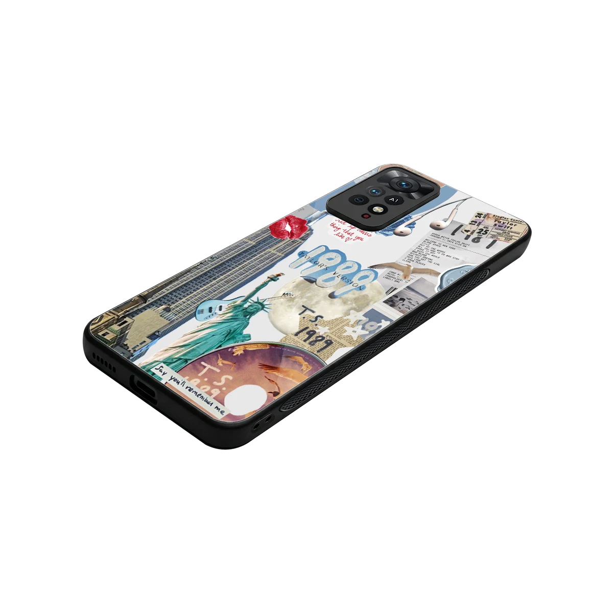 1989 Swift Era stylish phone case for redmi note 11 pro | glossy glass and slim fit
