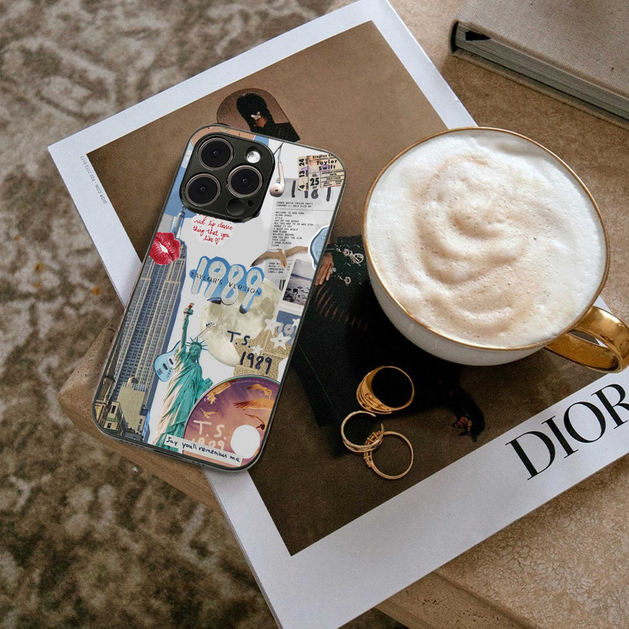 1989 Swift Era Phone Case for Iphone 14 Plus | Glass Case