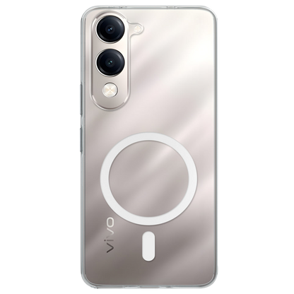 Anti Yellow Magsafe Clear Case for Vivo Y19s