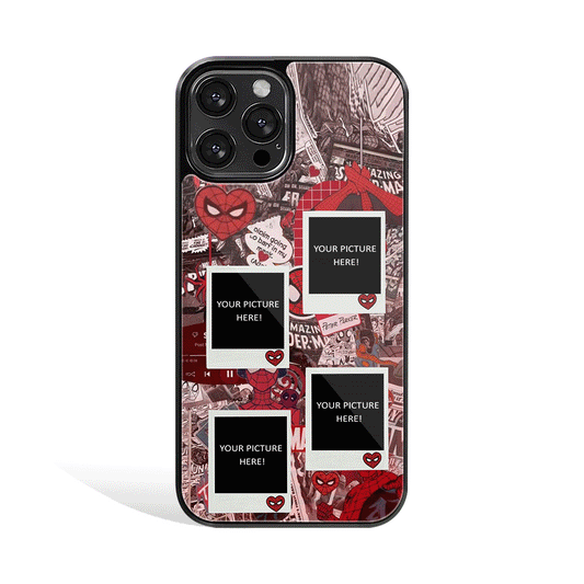 Spidey Frame Polaroid Phone Cover | Glass Case