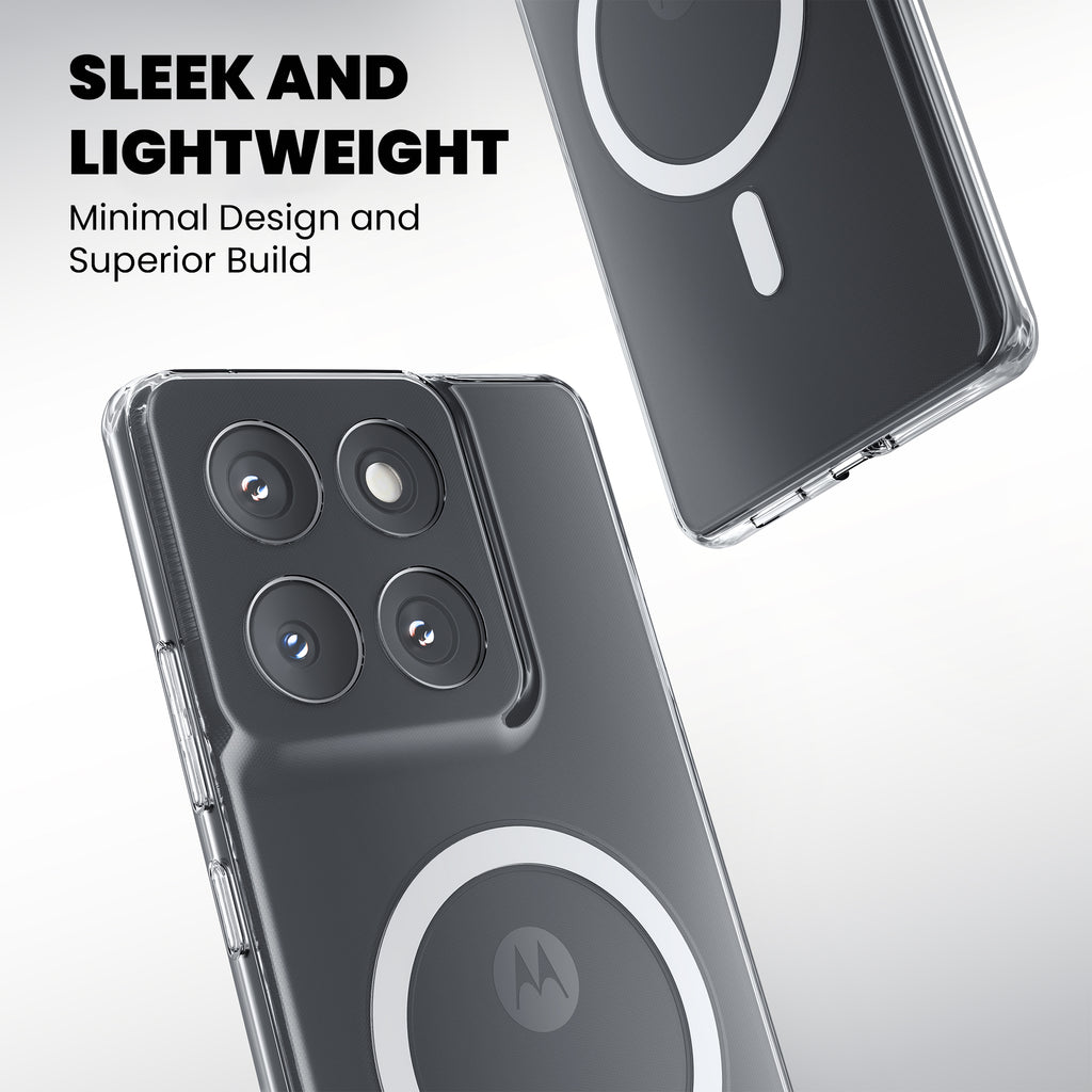 Anti Yellow Magsafe Clear Case for Motorola G86 Power 5G