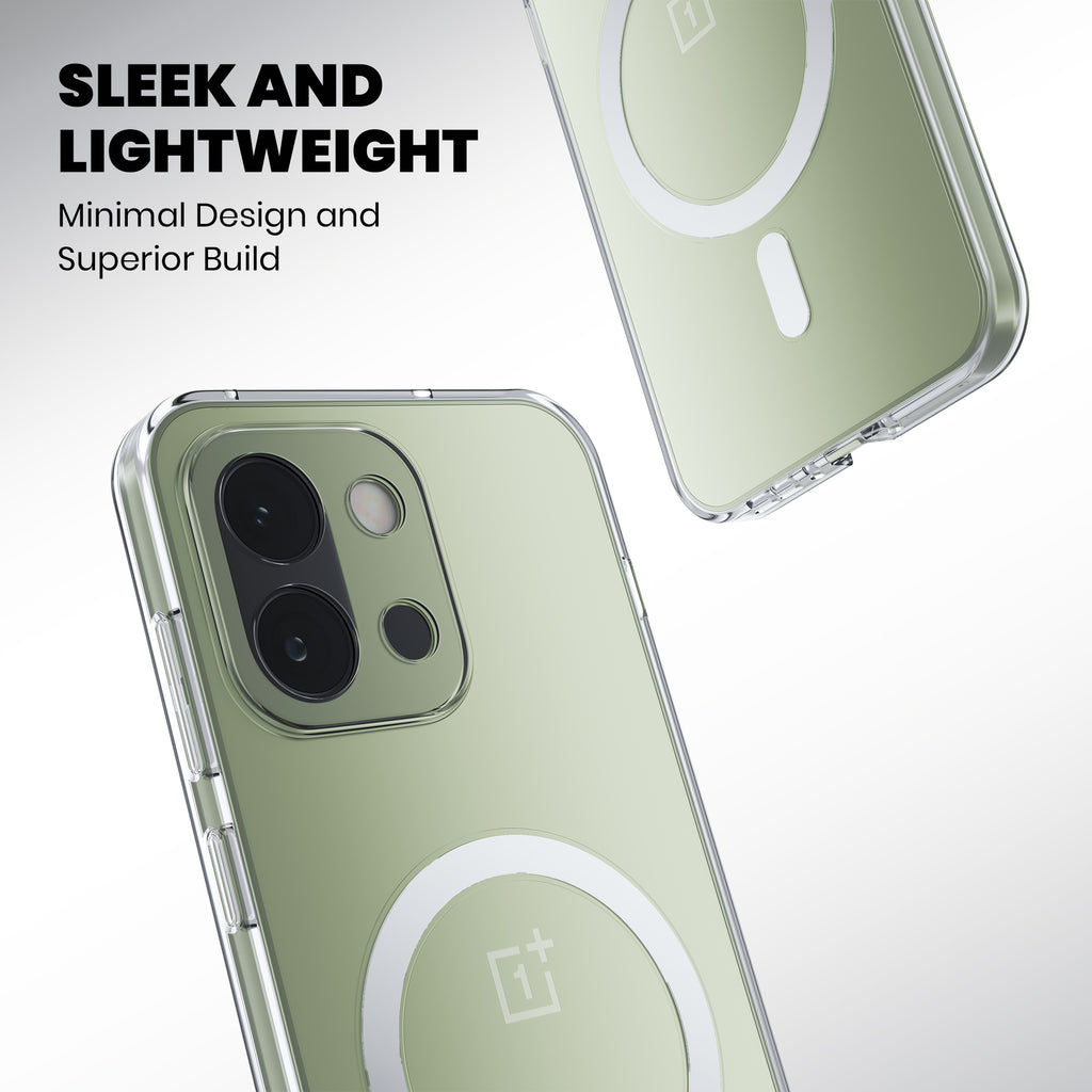 Anti Yellow Magsafe Clear Case for OnePlus 15R