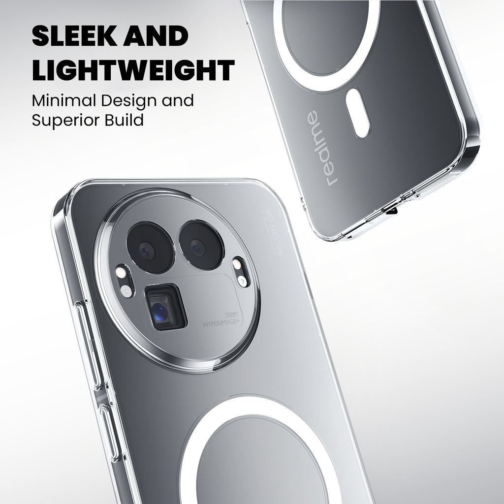 Anti Yellow Magsafe Clear Case for Realme C65