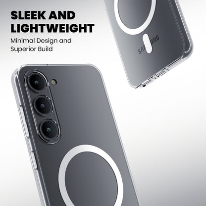 Anti Yellow Magsafe Clear Case for Samsung Galaxy S24