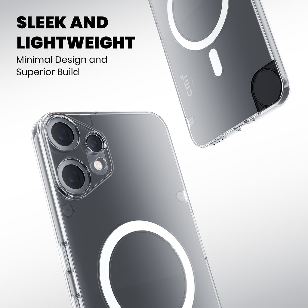 Anti Yellow Magsafe Clear Case for CMF Nothing Phone 1