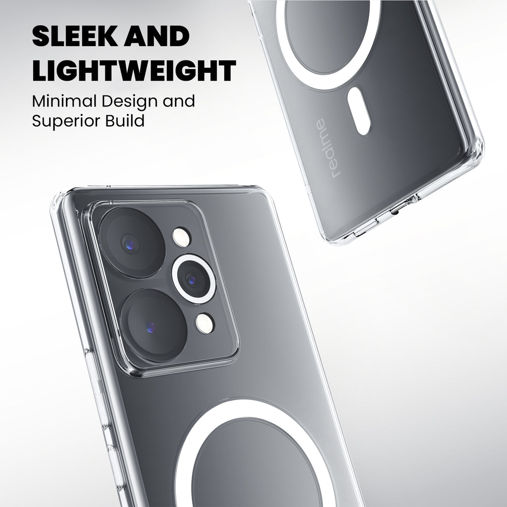 Anti Yellow Magsafe Clear Case for Realme 15t