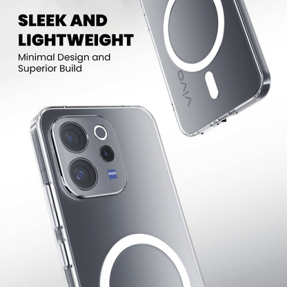 Anti Yellow Magsafe Clear Case for Vivo V70 Elite