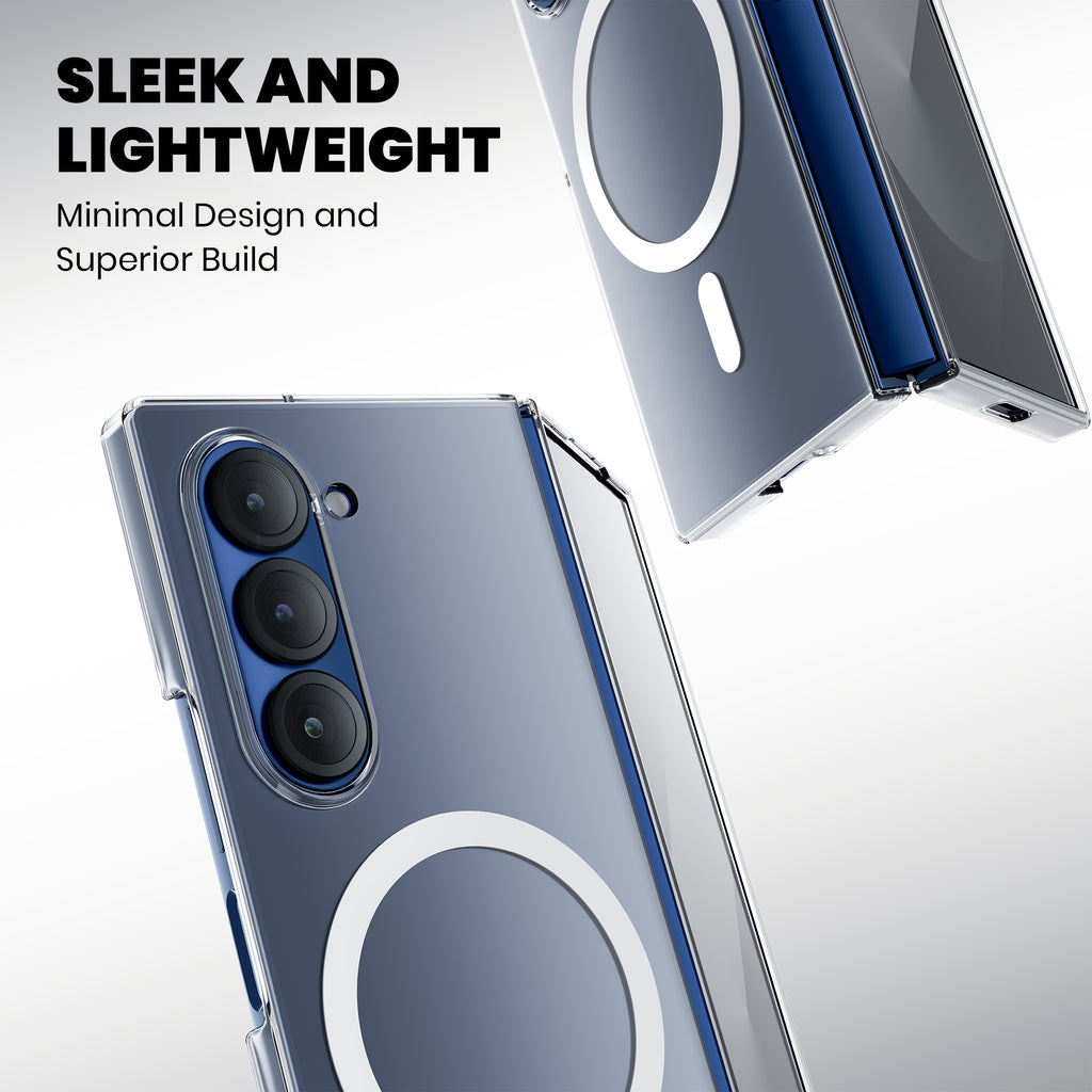 Anti Yellow Magsafe Clear Case for Samsung  Galaxy Z Fold 4