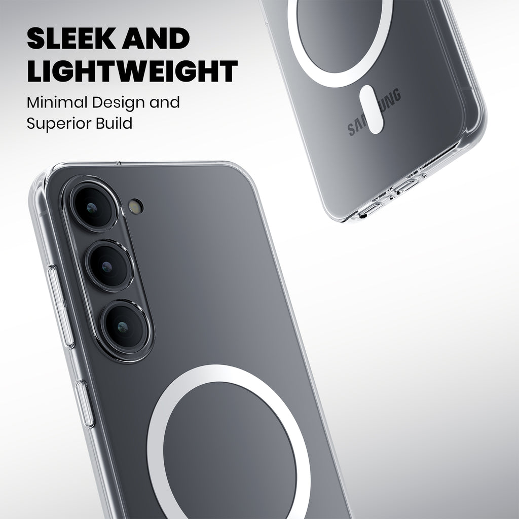 Anti Yellow Magsafe Clear Case for Samsung Galaxy S23