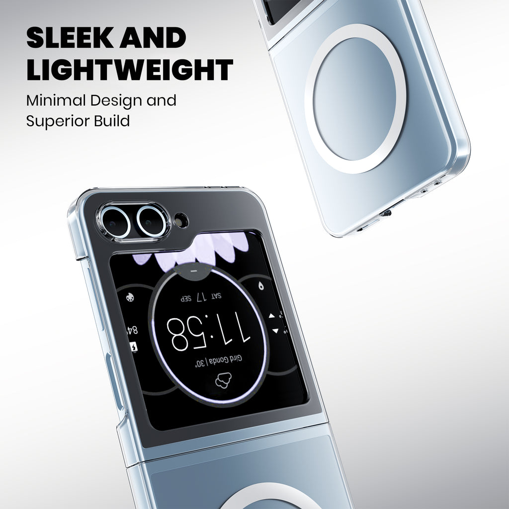 Anti Yellow Magsafe Clear Case for Samsung  Galaxy Z Flip 7