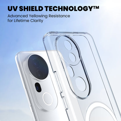 Anti Yellow Magsafe Clear Case for Vivo T4r 5G