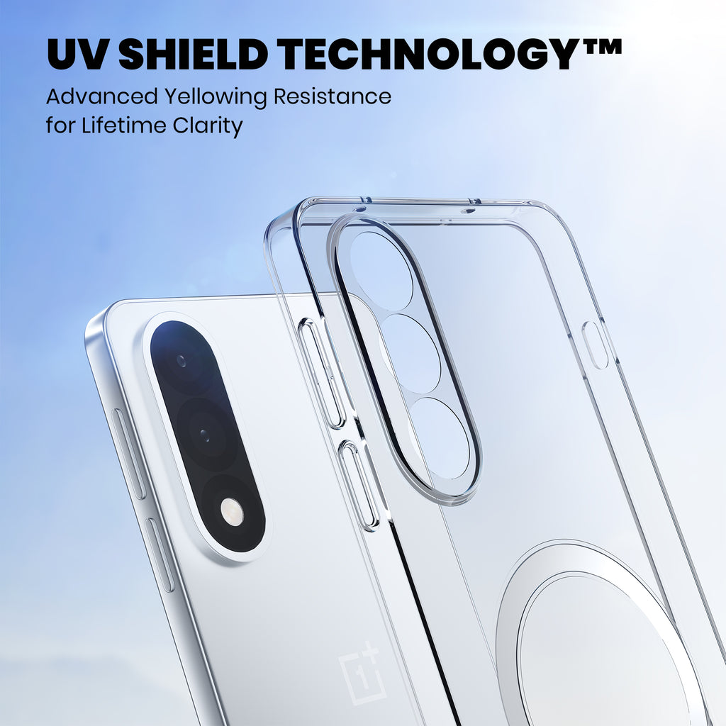 Anti Yellow Magsafe Clear Case for OnePlus Nord 5