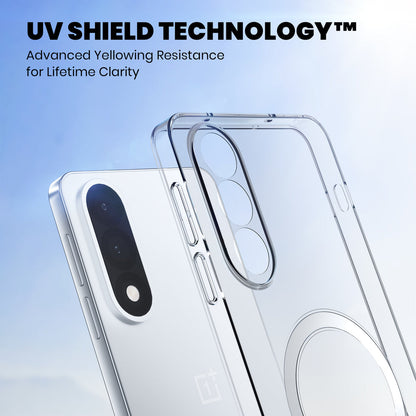 Anti Yellow Magsafe Clear Case for OnePlus Nord 5