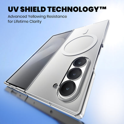 Anti Yellow Magsafe Clear Case for Samsung  Galaxy Z Fold 4