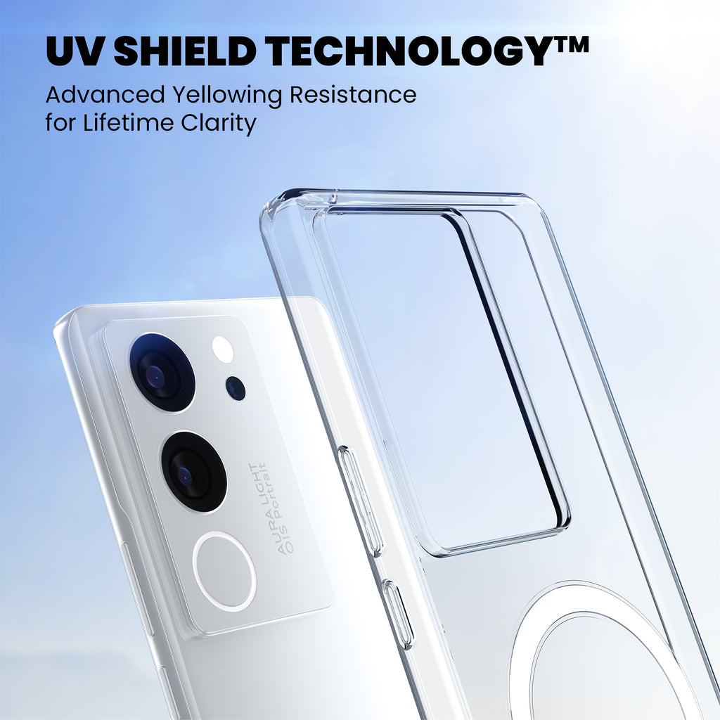 Anti Yellow Magsafe Clear Case for Vivo Y300 5G