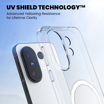 Anti Yellow Magsafe Clear Case for Vivo Y19s
