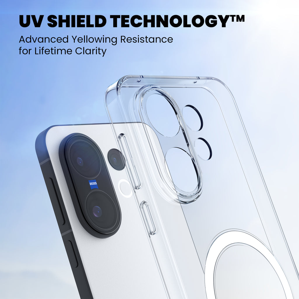 Anti Yellow Magsafe Clear Case for Vivo V60