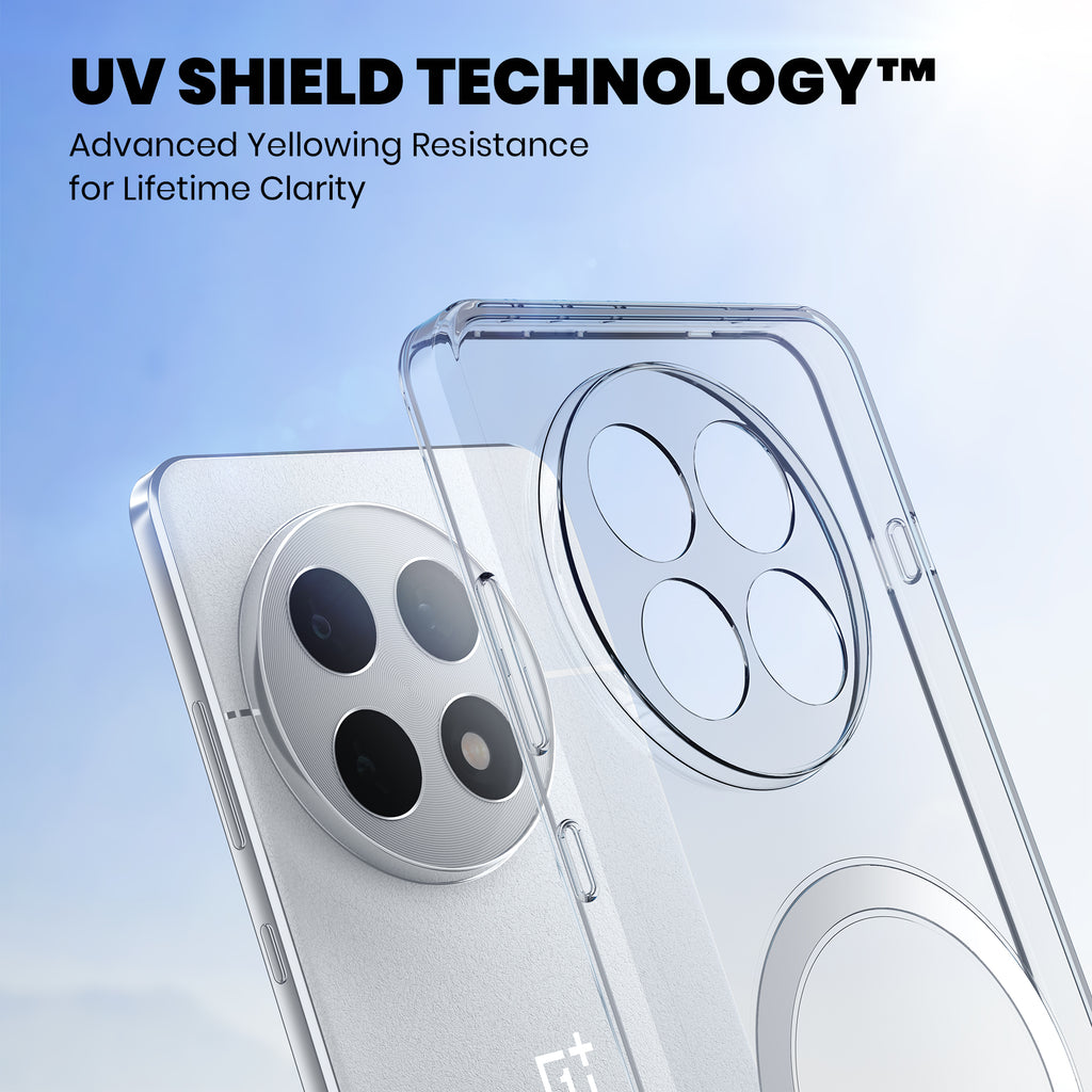 Anti Yellow Magsafe Clear Case for OnePlus 13R
