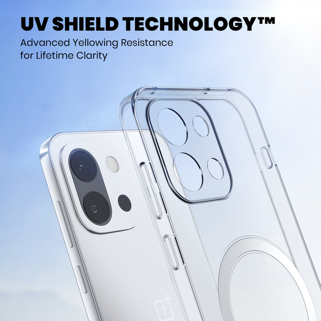 Anti Yellow Magsafe Clear Case for OnePlus 15