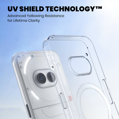 Anti Yellow Magsafe Clear Case for Nothing Phone 2A Plus