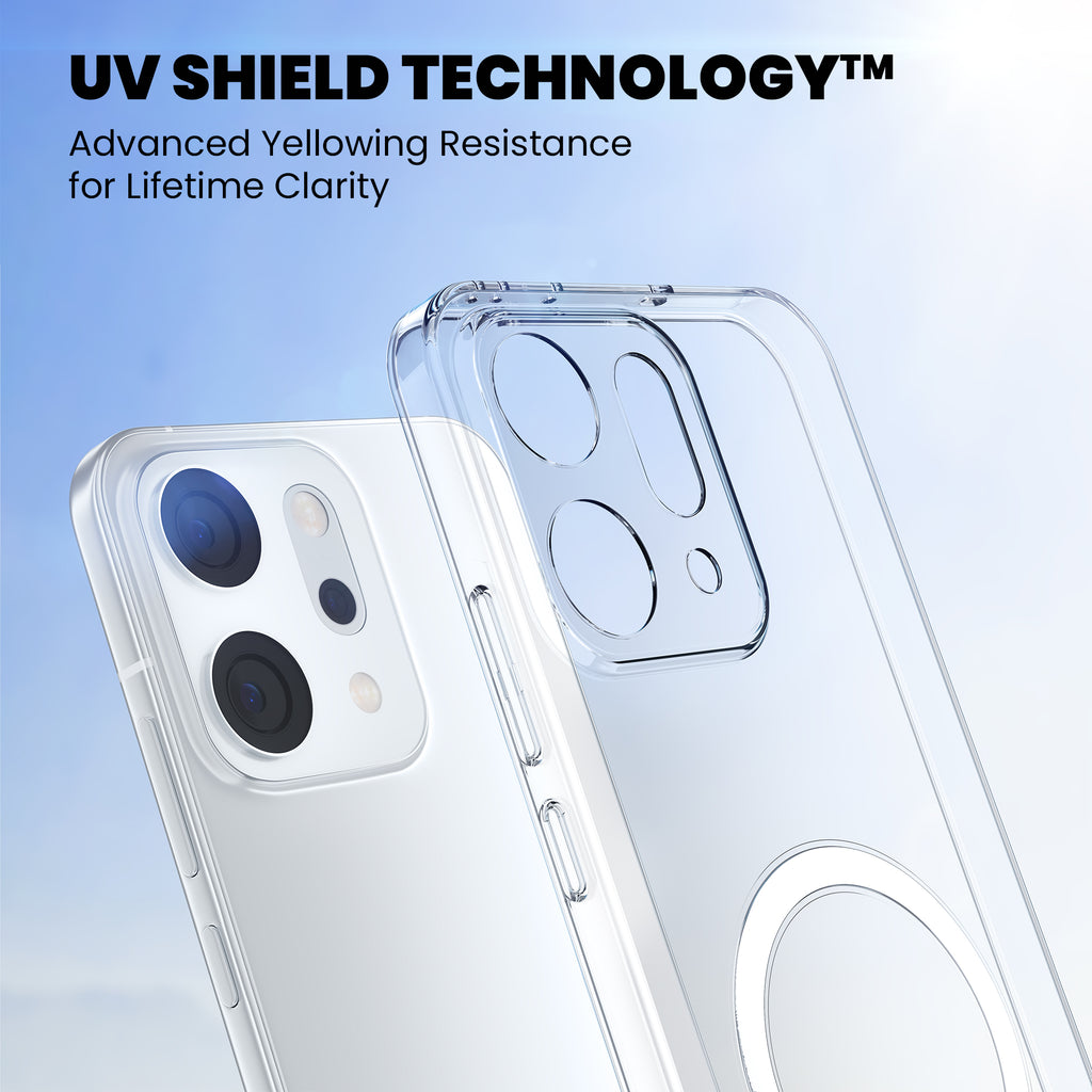 Anti Yellow Magsafe Clear Case for Oppo Reno 14