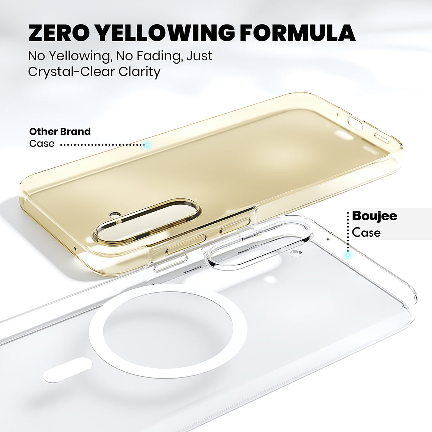 Anti Yellow Magsafe Clear Case for Samsung Galaxy A16 5G