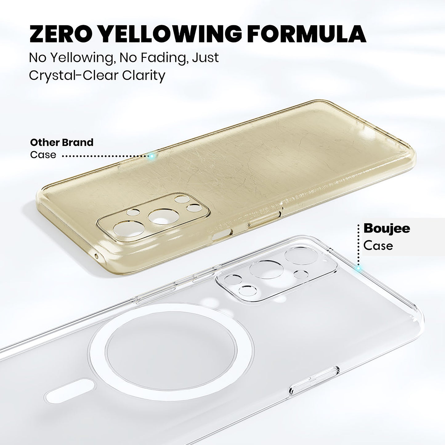 Anti Yellow Magsafe Clear Case for OnePlus 9 Pro