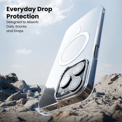 Anti Yellow Magsafe Clear Case for iPhone 15 Pro