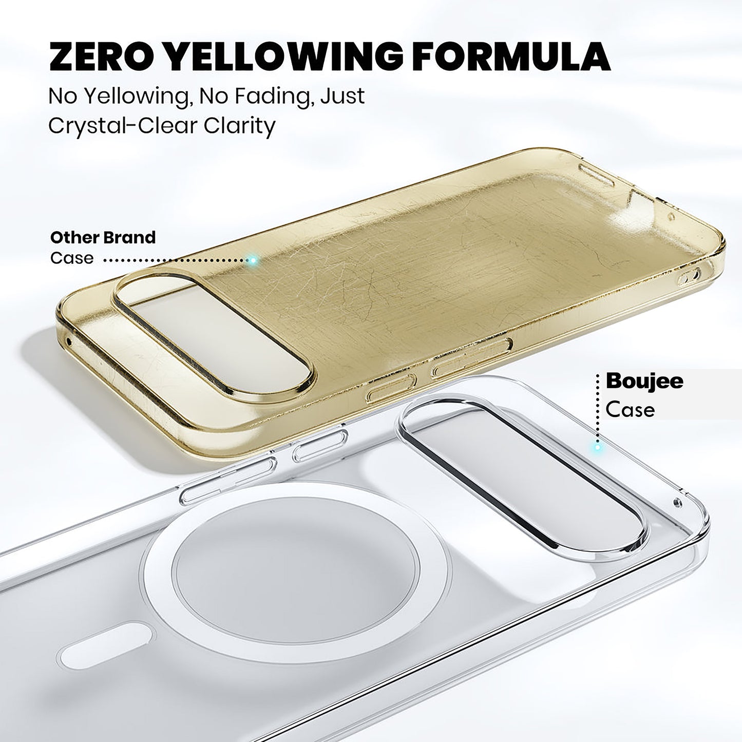Anti Yellow Magsafe Clear Case for Google Pixel 9 Pro XL