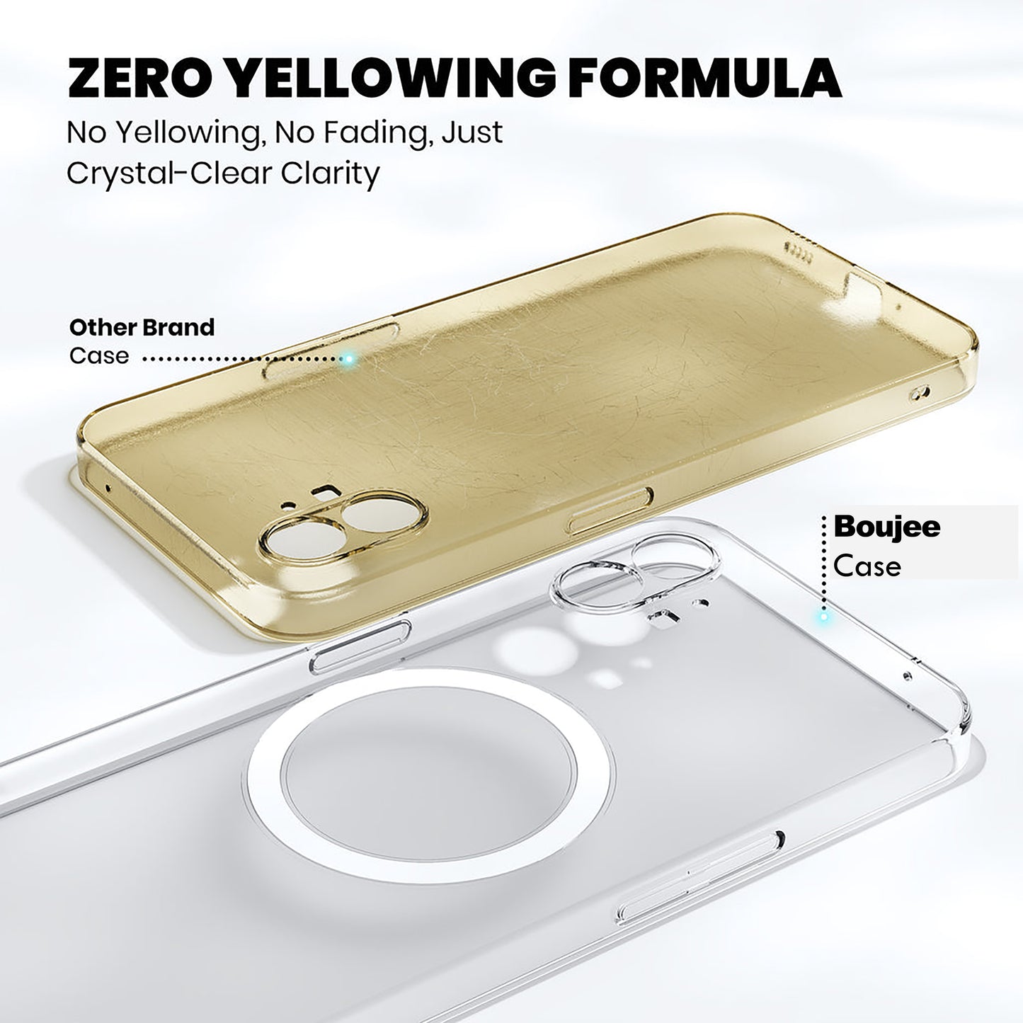 Anti Yellow Magsafe Clear Case for Nothing Phone 2