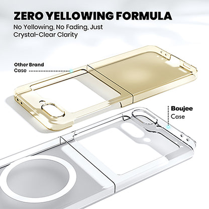 Anti Yellow Magsafe Clear Case for Samsung  Galaxy Z Flip 3