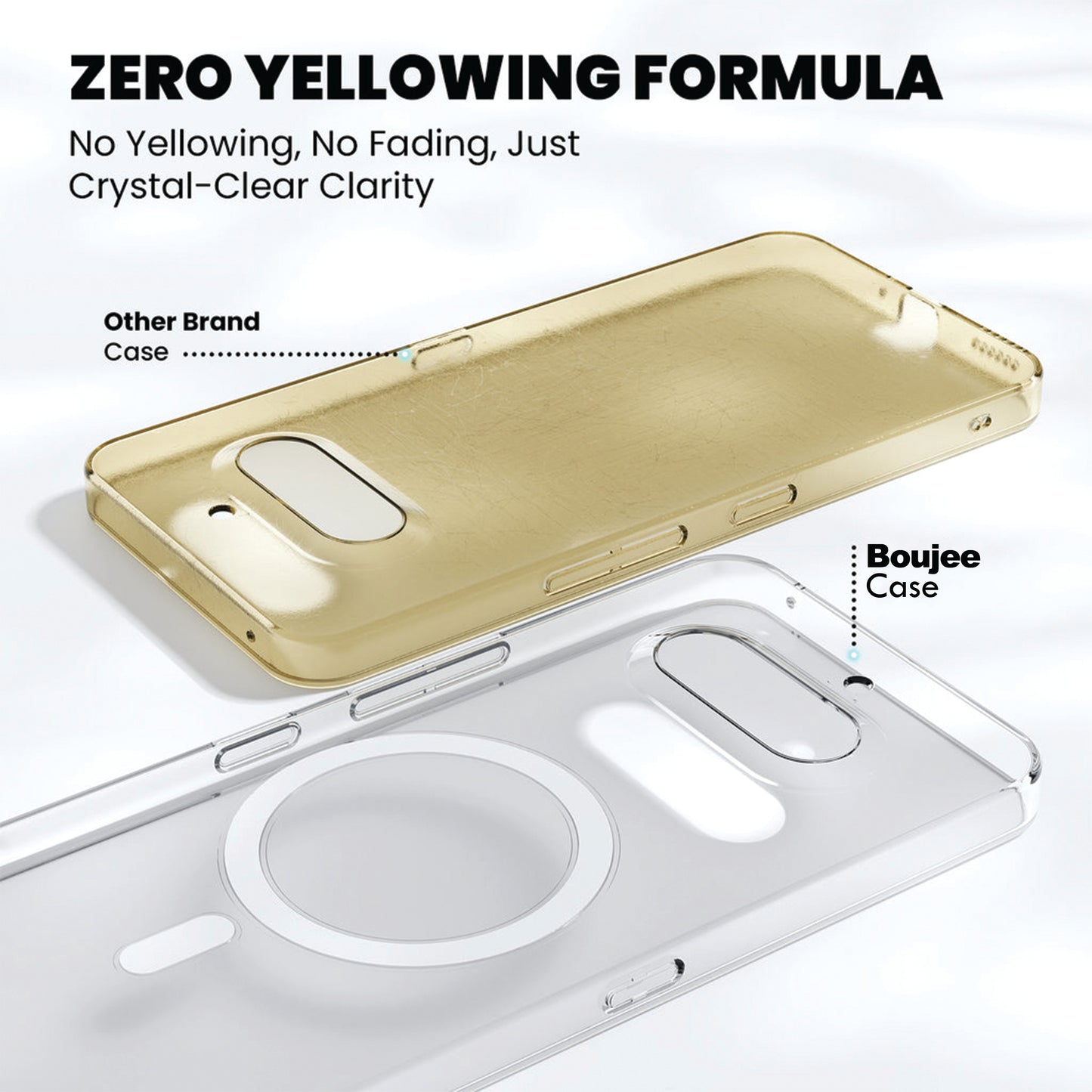 Anti Yellow Magsafe Clear Case for Nothing Phone 4A