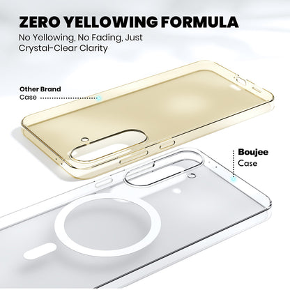 Anti Yellow Magsafe Clear Case for Samsung Galaxy S25 Edge