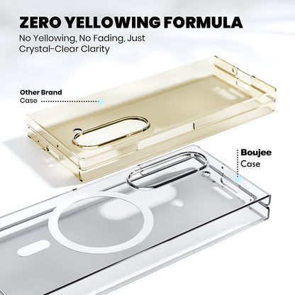 Anti Yellow Magsafe Clear Case for Samsung  Galaxy Z Fold 4
