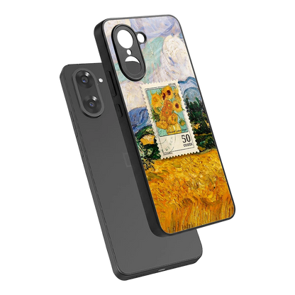 50 Cents sleek oneplus nord ce5 5g cover with tempered glass back and TPU edges