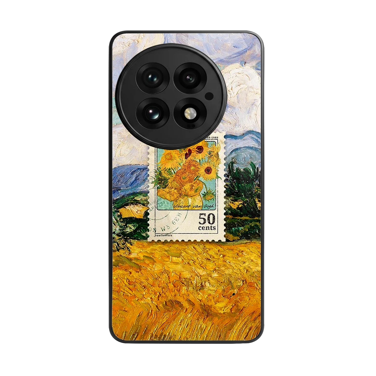 50 Cents back phone cover | glass case for oneplus 13