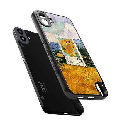 50 Cents sleek cmf nothing phone 1 cover with tempered glass back and TPU edges