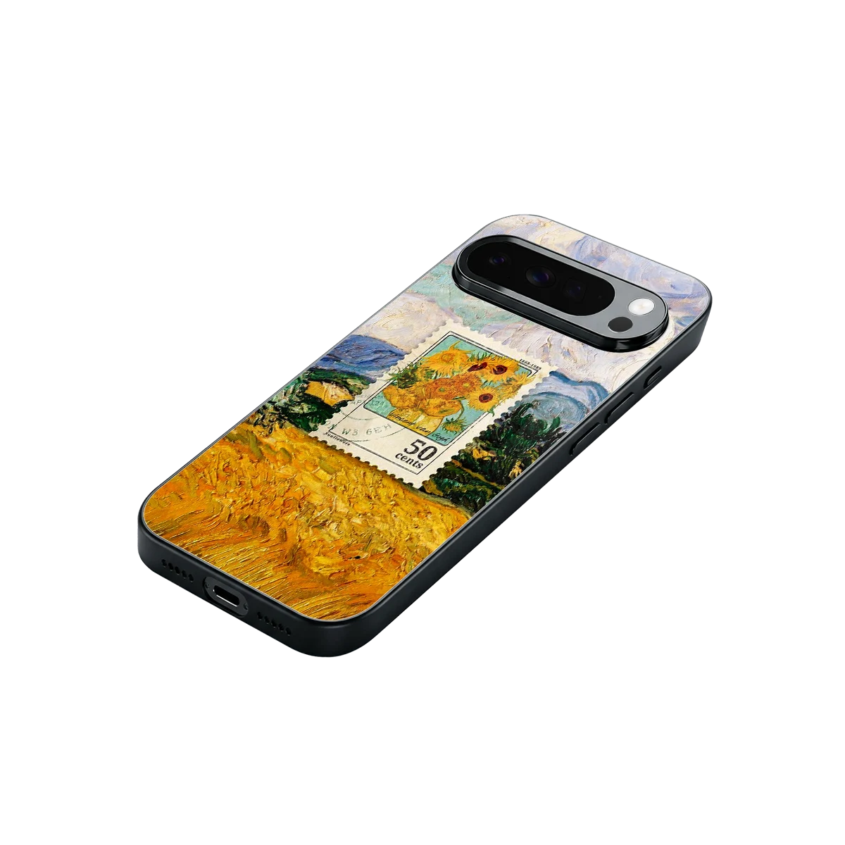 50 Cents stylish phone case for google pixel 10 pro xl | glossy glass and slim fit