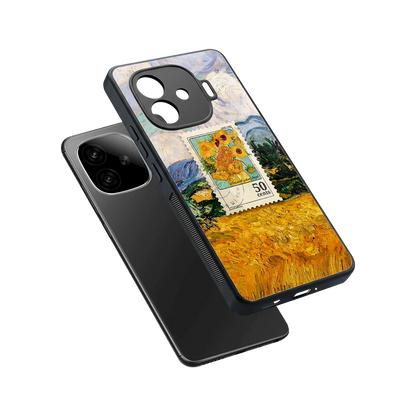50 Cents sleek iqoo neo 10r 5g cover with tempered glass back and TPU edges
