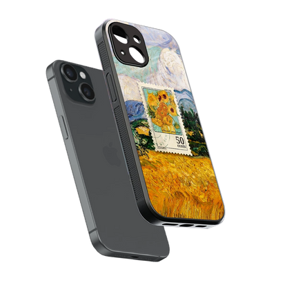 50 Cents sleek iphone 12 mini cover with tempered glass back and TPU edges