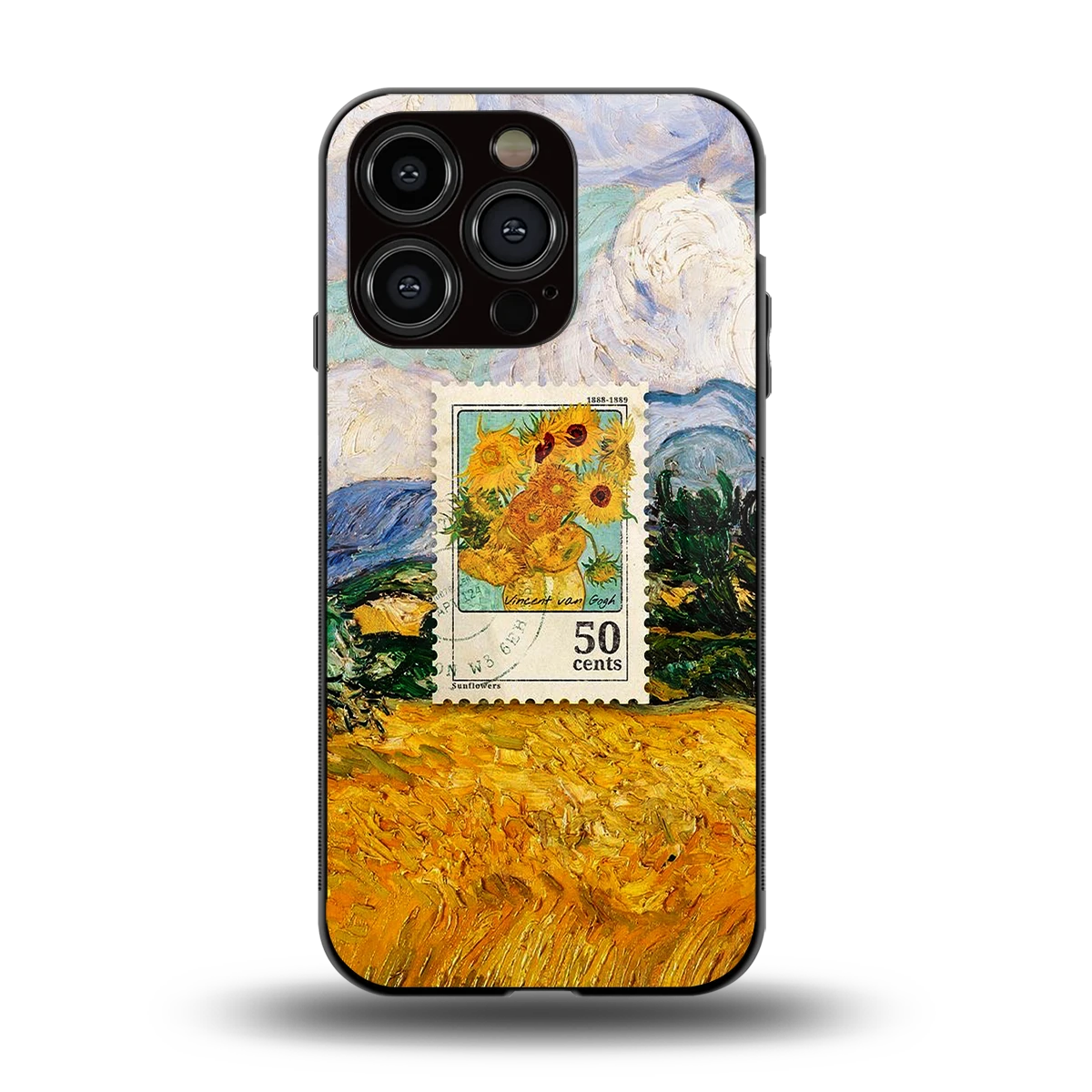 50 Cents back phone cover | glass case for iphone 13 pro