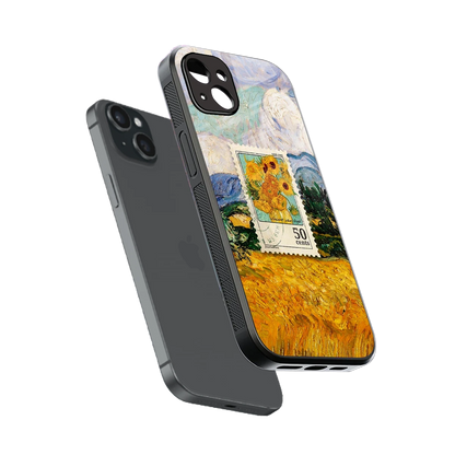 50 Cents sleek iphone 15 plus cover with tempered glass back and TPU edges