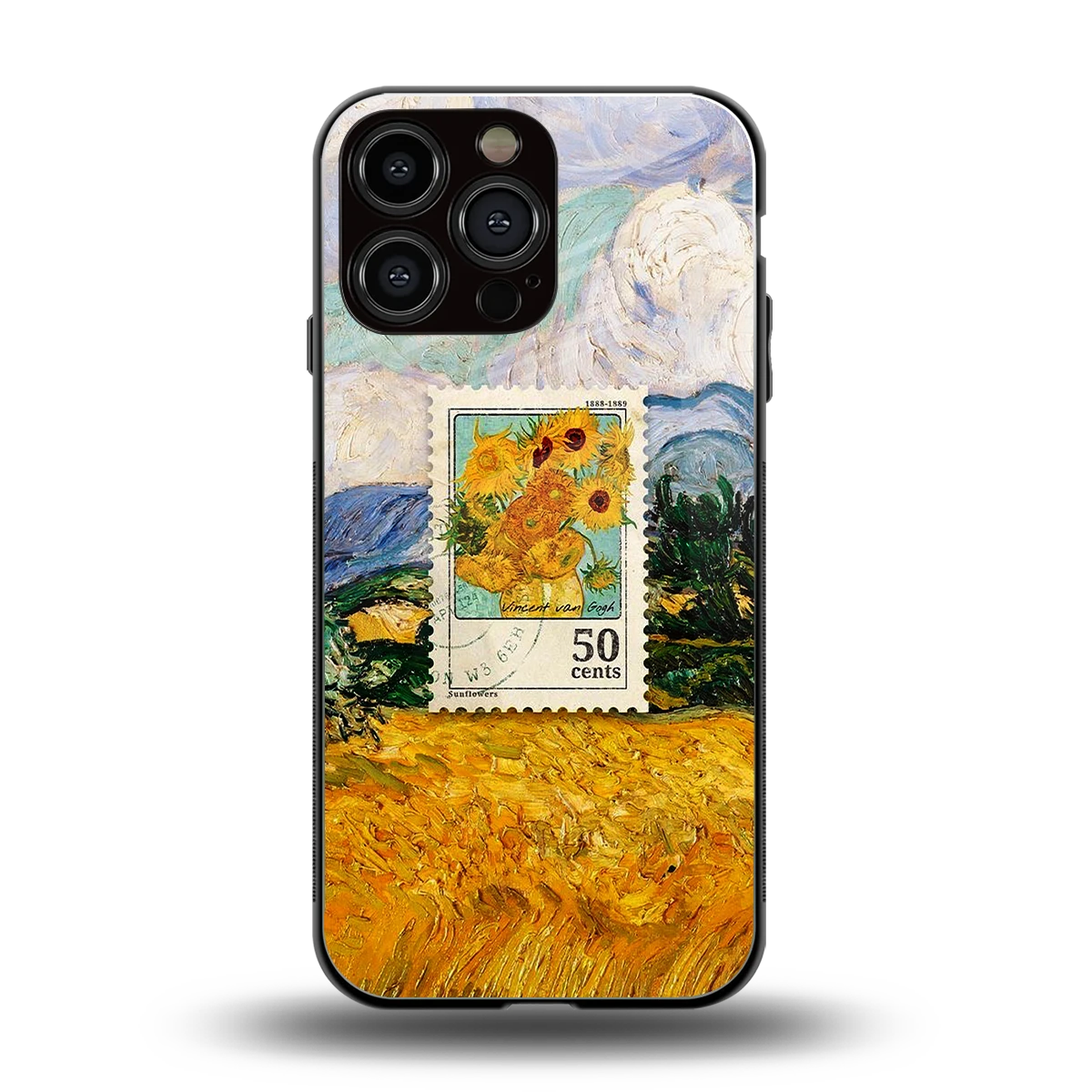 50 Cents back phone cover | glass case for iphone 15 pro max