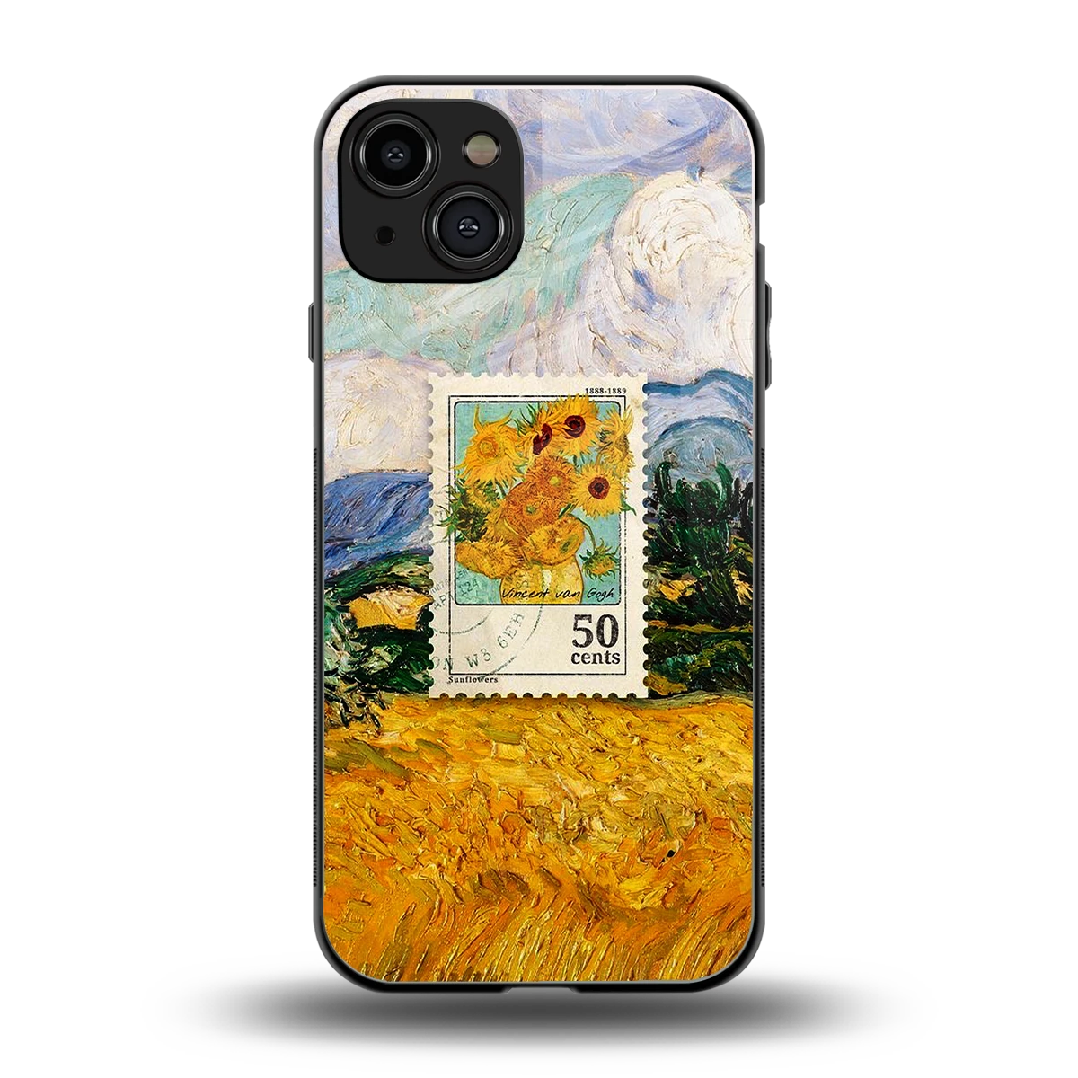 50 Cents back phone cover | glass case for iphone 15