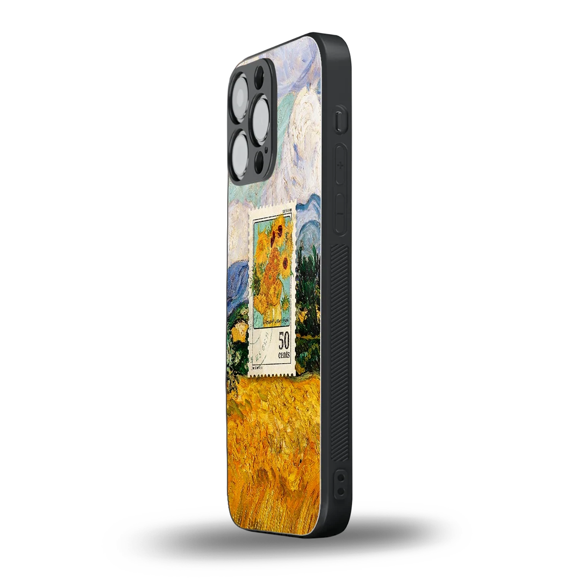 50 Cents iphone 16 pro max mobile cover | shockproof glass phone case