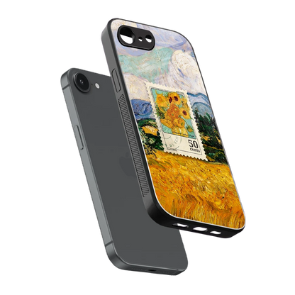 50 Cents sleek iphone 16e cover with tempered glass back and TPU edges